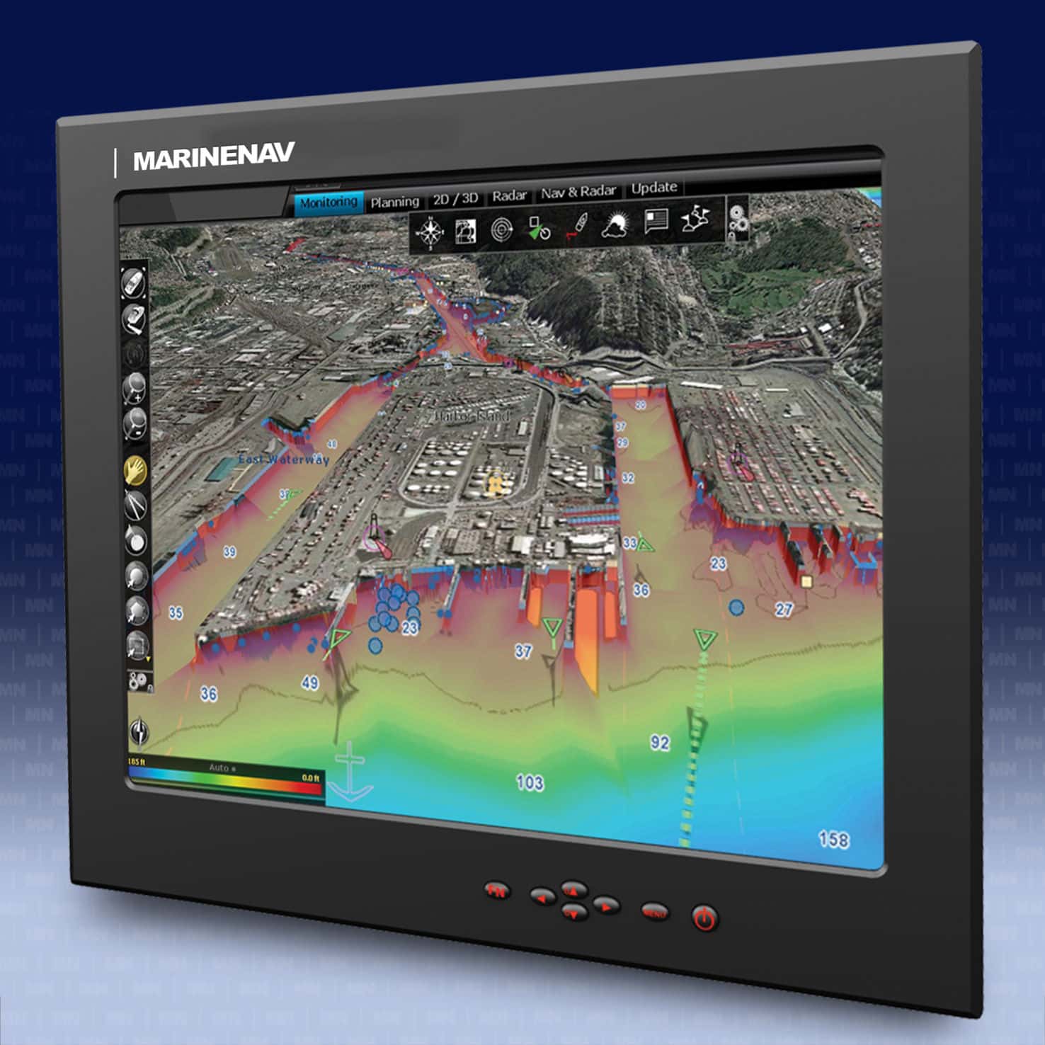 One-touch input selection, dedicated backlit front controls that are easy to see and use